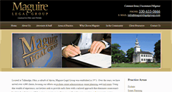Desktop Screenshot of maguirelegalgroup.com