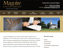 Tablet Screenshot of maguirelegalgroup.com
